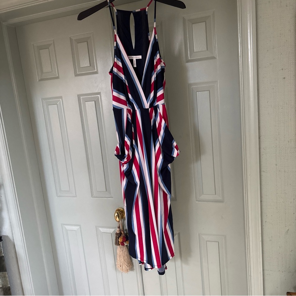 BCBGeneration Multicolor V-Neck Dress